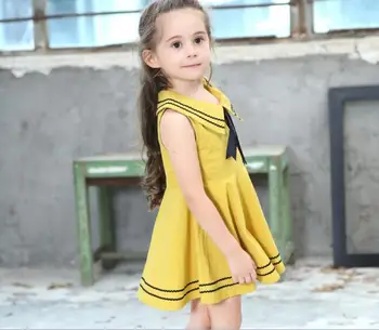 Summer Navy Sailor Uniforms School Casual Style Girls Dress Girl White Blue Yellow Pink Colors Bow Tie Baby Children Dresses
Summer Navy Sailor Uniforms School Casual Style Girls Dress Girl White Blue Yellow Pink Colors Bow Tie Baby Children Dresses