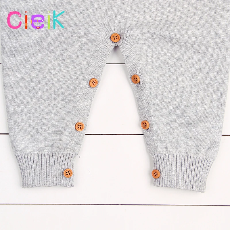 CieiK 2018 Spring New 2pcslot Baby Romper Cap Set Newborn Boys Girl Warm Coverall Infant Hat Jumpsuit Winter Clothes Outwear (24)