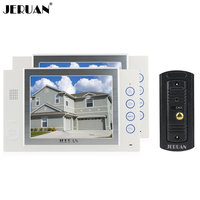 JERUAN 8 inch LCD screen video doorphone recording doorbell monitor intercom system Mteal IR pinhole Camera FREE SHIPPING
JERUAN 8 inch LCD screen video doorphone recording doorbell monitor intercom system Mteal IR pinhole Camera FREE SHIPPING