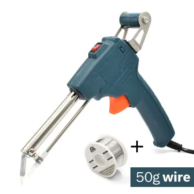 60W Hand-held Internal Heating Soldering Iron Automatically Send Tin Gun Soldering Station Welding Repair Tool
60W Hand-held Internal Heating Soldering Iron Automatically Send Tin Gun Soldering Station Welding Repair Tool