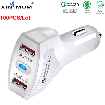 100PCS/Lot QC3.0 Quick Charge Mobile Charger 2 USB Fast Car Charger for iPhone Samsung Tablet Xiaomi Huawei Car USB Charger
100PCS/Lot QC3.0 Quick Charge Mobile Charger 2 USB Fast Car Charger for iPhone Samsung Tablet Xiaomi Huawei Car USB Charger