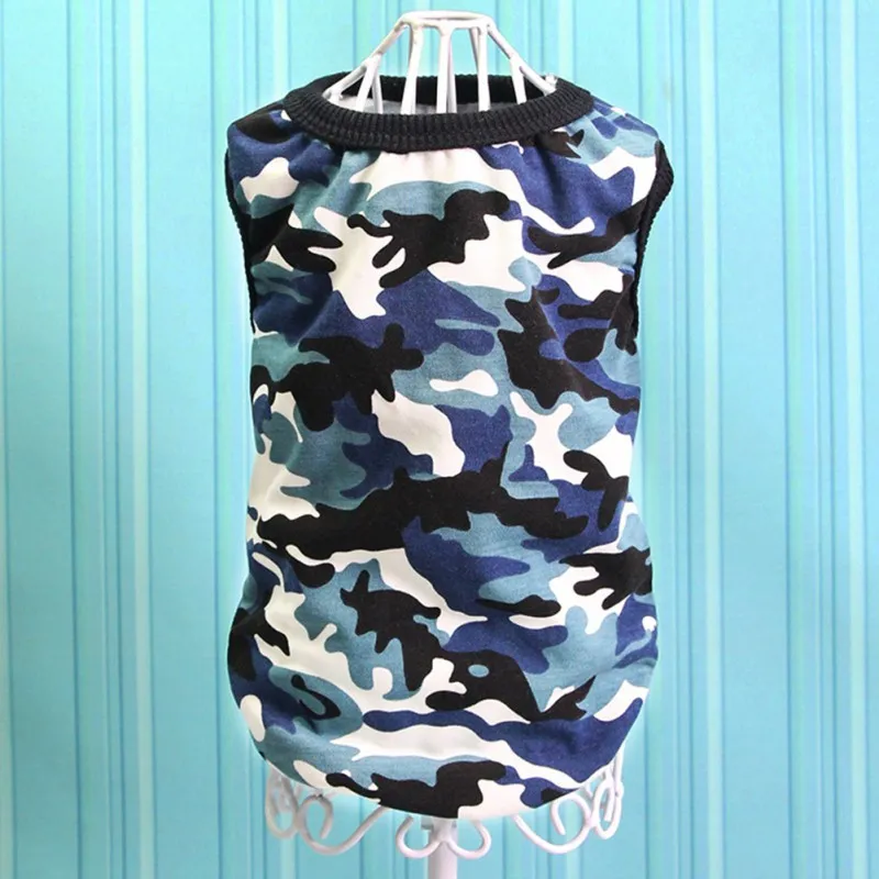 Pet Dog Vest Summer Clothes Camouflage Army T-Shirt For Small Dogs Cotton Sportswear Clothes Puppy Cat Costume
Pet Dog Vest Summer Clothes Camouflage Army T-Shirt For Small Dogs Cotton Sportswear Clothes Puppy Cat Costume