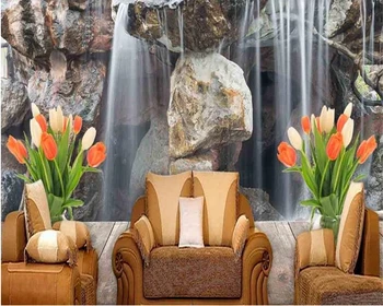 beibehang wall papers home decor Custom 3D waterfall water wealth of tulips vase series decorative wallpaper papel de parede
beibehang wall papers home decor Custom 3D waterfall water wealth of tulips vase series decorative wallpaper papel de parede