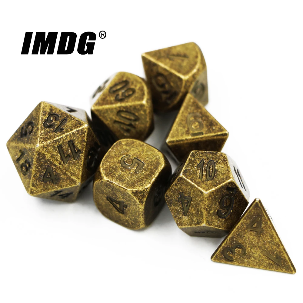 IMDG 7 шт./компл. креативные игральные кости для ролевых игр многогранные