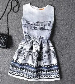 HGFSS-XL Women Dress Retro Paris Floral Print Eiffel Tower Swing Summer Dresses Womens Elegant Tunic Vestidos Ladies Clothing
HGFSS-XL Women Dress Retro Paris Floral Print Eiffel Tower Swing Summer Dresses Womens Elegant Tunic Vestidos Ladies Clothing