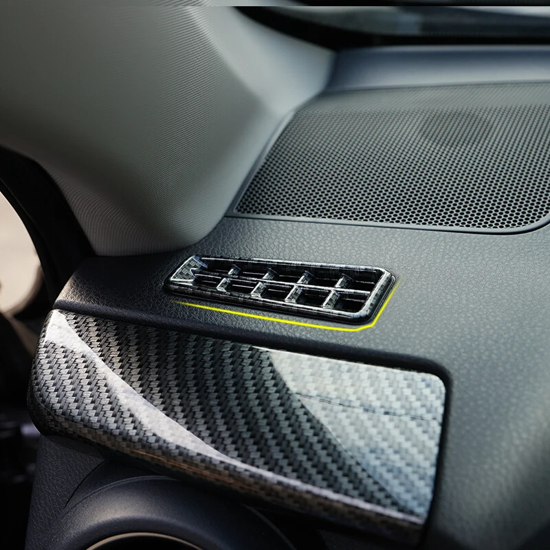 Carbon Fiber Dashboard Air Vent Outlet Trim For Toyota RAV4 2016 Interior Instrument Air Outlet Frame For Toyota RAV4 2017 2018
Carbon Fiber Dashboard Air Vent Outlet Trim For Toyota RAV4 2016 Interior Instrument Air Outlet Frame For Toyota RAV4 2017 2018