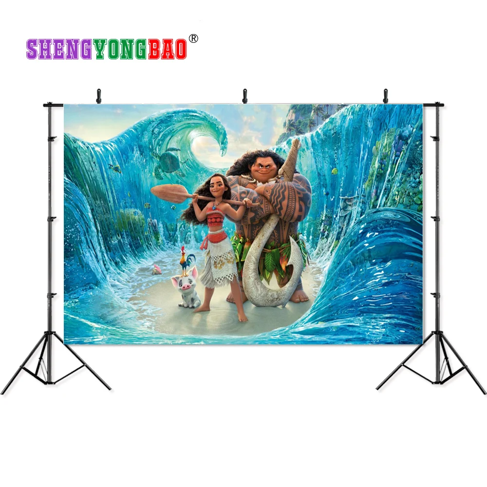 SHENGYONGBAO Vinyl Digital Printed Backdrops for Photography moana theme Photo Studio Background NYHSH-5302
SHENGYONGBAO Vinyl Digital Printed Backdrops for Photography moana theme Photo Studio Background NYHSH-5302