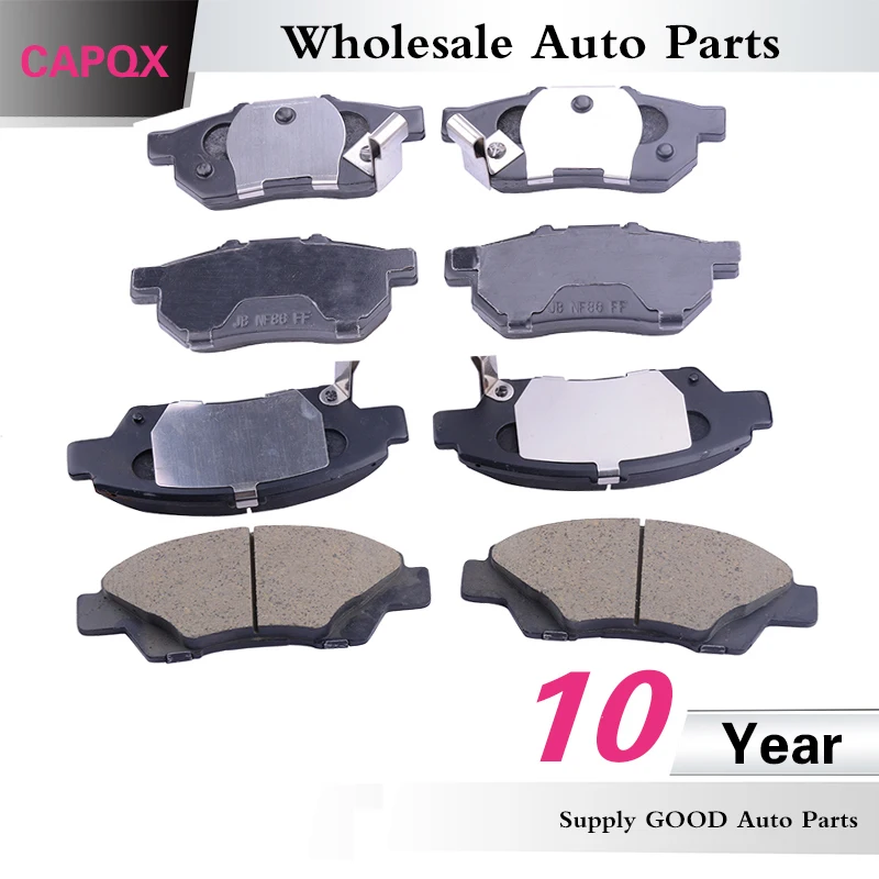 CAPQX Front&rear brake pads 43022-SAA-J50 45022-TF0-Y00 For ACCORD BEAT CITY CONCERTO CRX FIT INTEGRA JAZZ PRELUDE 1985-2005
CAPQX Front&rear brake pads 43022-SAA-J50 45022-TF0-Y00 For ACCORD BEAT CITY CONCERTO CRX FIT INTEGRA JAZZ PRELUDE 1985-2005