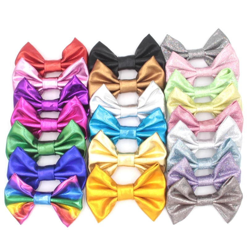10pcs/lot 4'' Glitter Metallic Messy Bow Hair Bow Without/With Clip For Children Hair Bows Hairbow For Headband Hair Accessories
10pcs/lot 4'' Glitter Metallic Messy Bow Hair Bow Without/With Clip For Children Hair Bows Hairbow For Headband Hair Accessories
