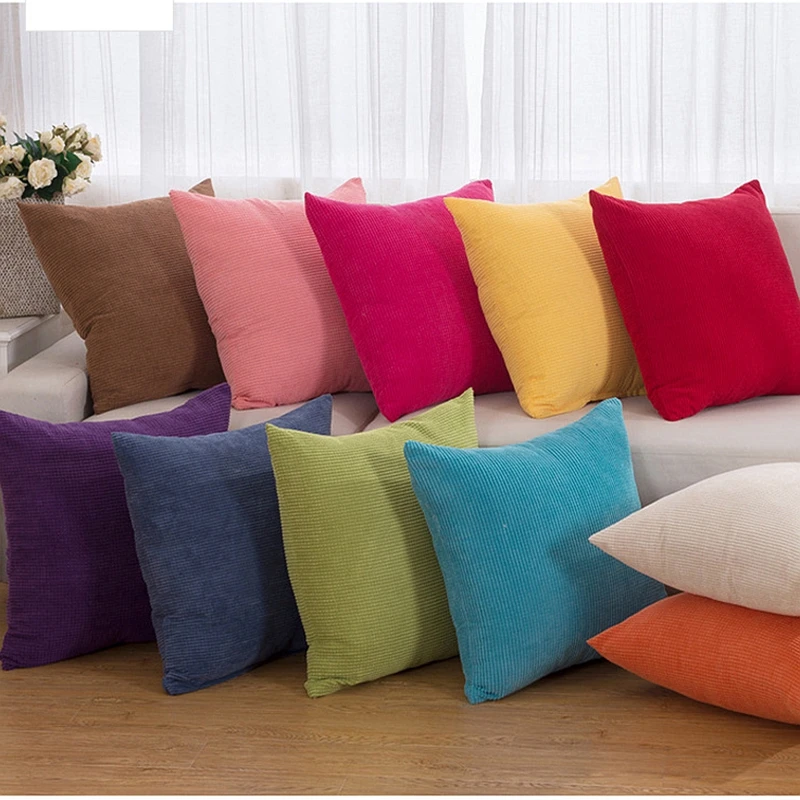 Modern Style Solid Corduroy Cushion Cover Sofa Bed Throw Pillows Case Square Office Car Cushions Home Decor Housse De Coussin
Modern Style Solid Corduroy Cushion Cover Sofa Bed Throw Pillows Case Square Office Car Cushions Home Decor Housse De Coussin
