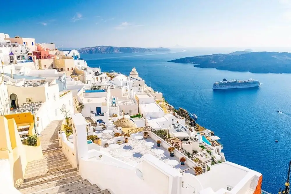 N2445 Greece Santorini Landscape Nature Fabric Wall Sticker Silk Fabric Poster Art Indoor Decor Bright
N2445 Greece Santorini Landscape Nature Fabric Wall Sticker Silk Fabric Poster Art Indoor Decor Bright