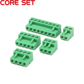 

10Pcs/Lot HT5.08 2P/3P/4P/5P/8P Pluggable Through Hole Terminal Block PCB Connector 5.08mm Pitch For 14-26AWG 300V 10A