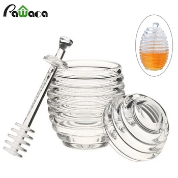 Acrylic Beehive Honey Jar Crystal Beehive Jam Jar Container Juice Syrup Spice Seasoning Bottle Honey Pot with Dipper and Lid
Acrylic Beehive Honey Jar Crystal Beehive Jam Jar Container Juice Syrup Spice Seasoning Bottle Honey Pot with Dipper and Lid