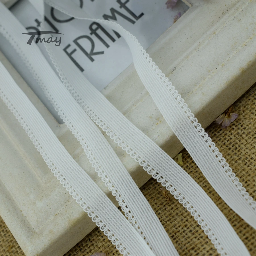#1335 White Thin edge Elastic Bands Lace Trim 8 yards/lot 10MM Wide Stretch Elastic Band Lace Ribbon DIY Sewing Underwear
#1335 White Thin edge Elastic Bands Lace Trim 8 yards/lot 10MM Wide Stretch Elastic Band Lace Ribbon DIY Sewing Underwear