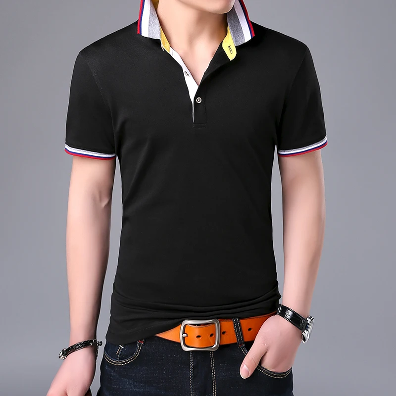 2019 New Fashions Brand Polo Shirt Mens British Style Summer Slim Fit Short Sleeve Cotton Black Polos Casual Men's Clothing
2019 New Fashions Brand Polo Shirt Mens British Style Summer Slim Fit Short Sleeve Cotton Black Polos Casual Men's Clothing
