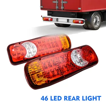 1 Pair/2pcs 46 LED Trailer Truck Bus Van Rear Tail Stop Indicator Light Reverse Lamp 12V
1 Pair/2pcs 46 LED Trailer Truck Bus Van Rear Tail Stop Indicator Light Reverse Lamp 12V