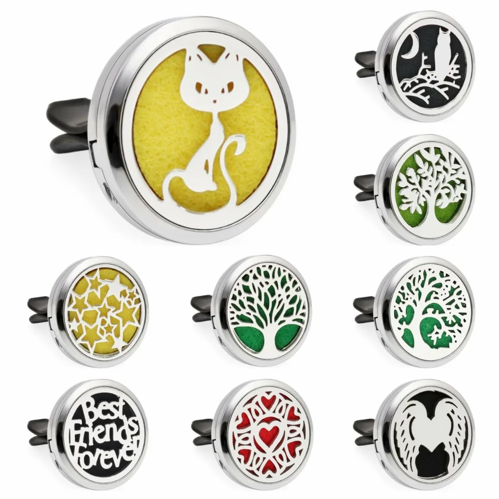 Pretty cat tree of life heart Diffuser locket Car vent clip Essential Oil Aroma Perfume locket medallion Magnetic 10Pads random
Pretty cat tree of life heart Diffuser locket Car vent clip Essential Oil Aroma Perfume locket medallion Magnetic 10Pads random