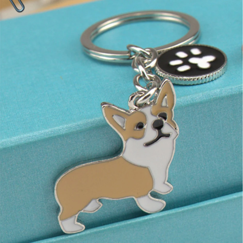 NEW Corgi Dog Figure Dogs Cheap Lovely Keychain Car Keyring Very Key gift Key Ring Shape
NEW Corgi Dog Figure Dogs Cheap Lovely Keychain Car Keyring Very Key gift Key Ring Shape