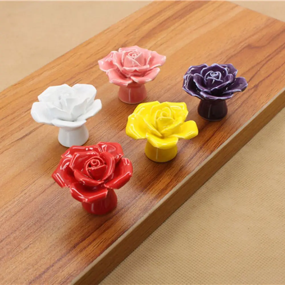 1PC New Antique Rose Ceramic Flower Vintage Knobs Drawer Cupboard Door Porcelain Pull Handle Home Improvement Furniture Tools
1PC New Antique Rose Ceramic Flower Vintage Knobs Drawer Cupboard Door Porcelain Pull Handle Home Improvement Furniture Tools