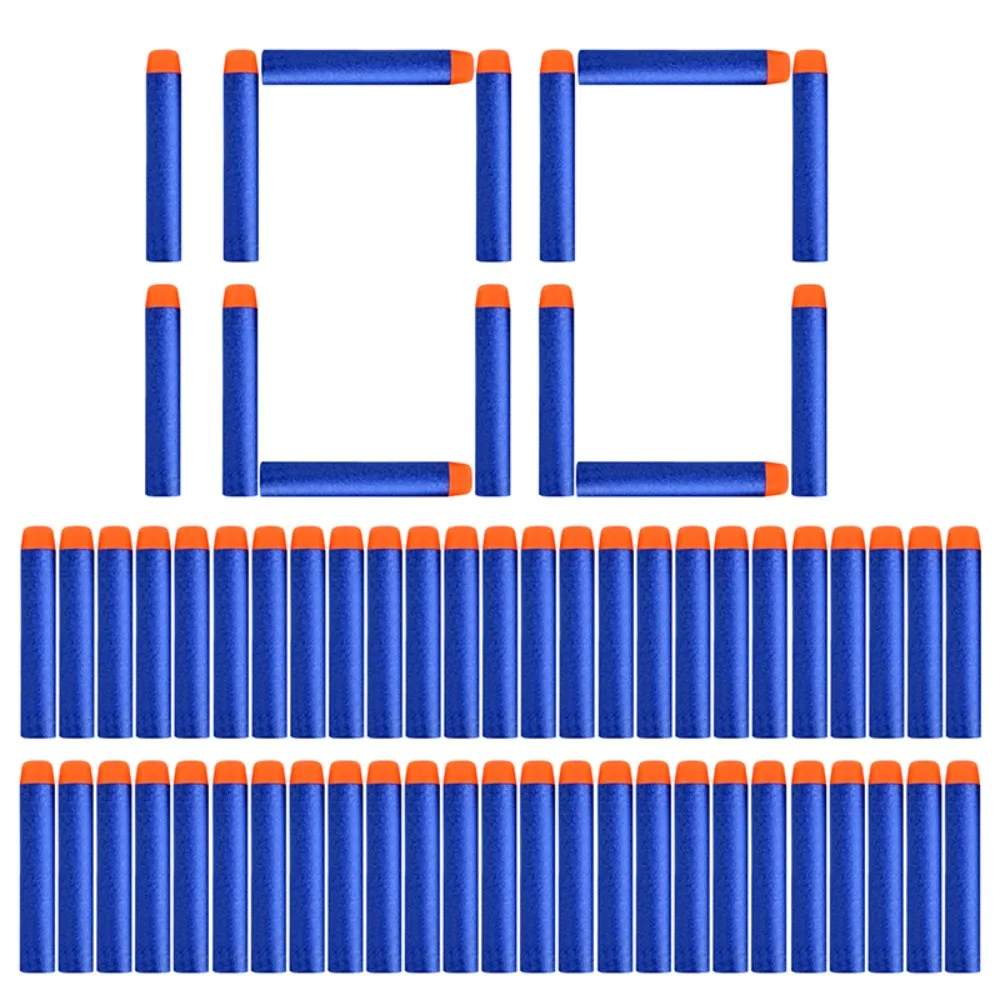 100Pcs/set 7.2cm EVA Soft Bullets Refill Darts For Blaster Toy Boys Guns Accessories Foam Outdoor CS Games Xmas Kid Children
100Pcs/set 7.2cm EVA Soft Bullets Refill Darts For Blaster Toy Boys Guns Accessories Foam Outdoor CS Games Xmas Kid Children