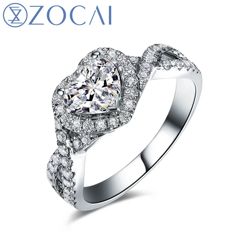 ZOCAI New Arrival 1.54 CTTW Certified I-J/SI Diamond Engagement Women ring in 18K White Gold W05939
ZOCAI New Arrival 1.54 CTTW Certified I-J/SI Diamond Engagement Women ring in 18K White Gold W05939