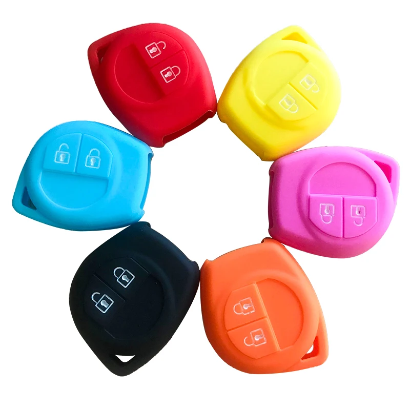 Silicone Rubber 2 Button Car Remote Key Fob Case Protect Cover For Suzuki SX4 Swift Vitara Key Shell Holder Accessories
Silicone Rubber 2 Button Car Remote Key Fob Case Protect Cover For Suzuki SX4 Swift Vitara Key Shell Holder Accessories