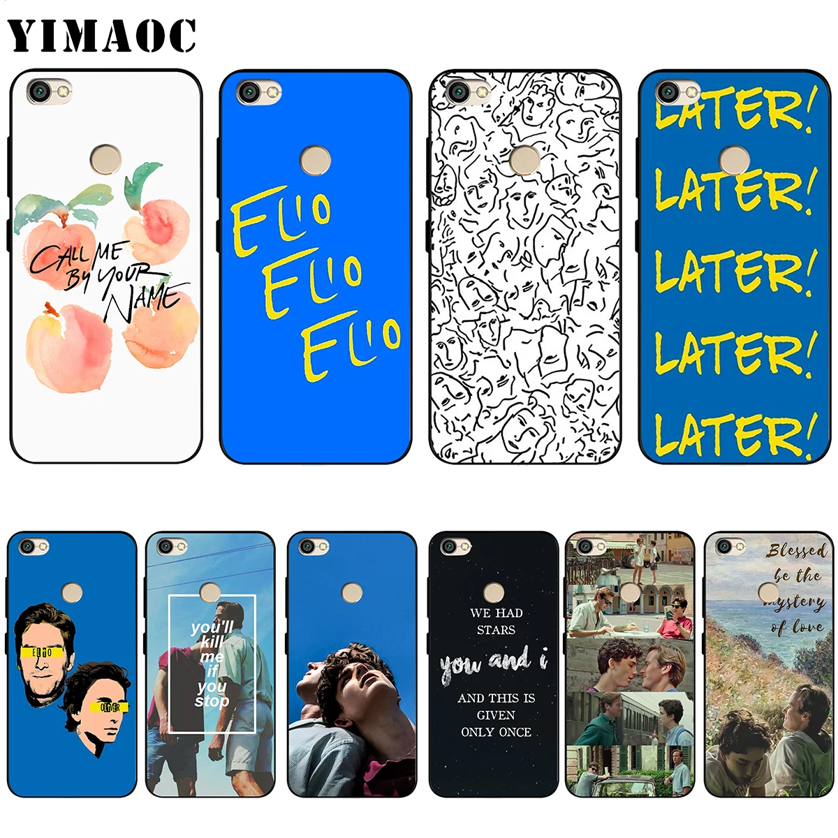 Call Me By Your Name Case for Xiaomi Redmi Note 4 4x 4A 5 5A 6 7A 8 8T Pro Prime Plus K20 K30 Poco X2 | Мобильные телефоны и