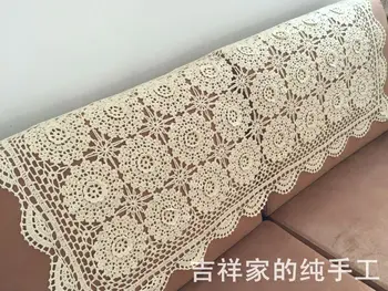 2016 new arrival fashion cotton crochet lace sofa cover with 3D flower for home decor cushion cover backrest towel couch cover
2016 new arrival fashion cotton crochet lace sofa cover with 3D flower for home decor cushion cover backrest towel couch cover