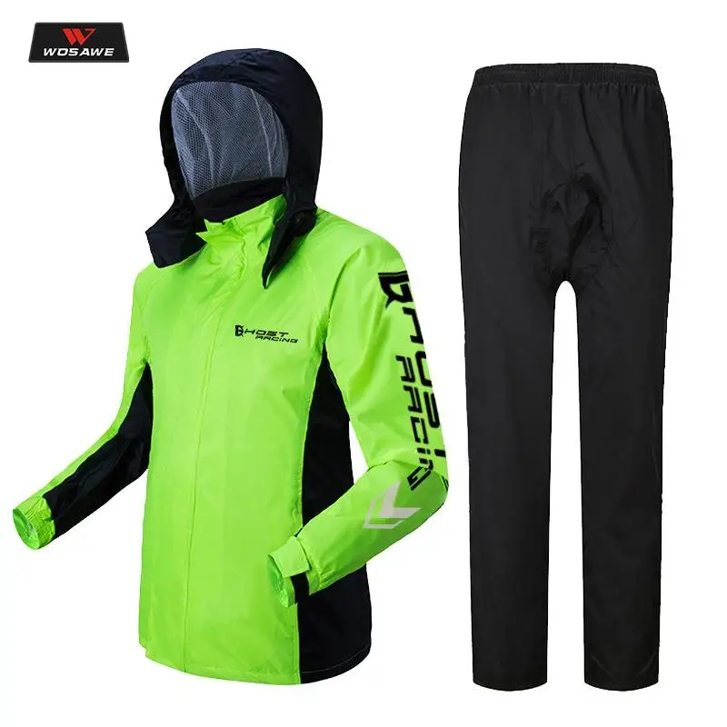 WOSAWE Raincoat Motorcycle Rider Rain Coat Jacket Pants Set Impermeable Durable Adult Rain Gear Fishing Motorcycle Rainsuit
WOSAWE Raincoat Motorcycle Rider Rain Coat Jacket Pants Set Impermeable Durable Adult Rain Gear Fishing Motorcycle Rainsuit