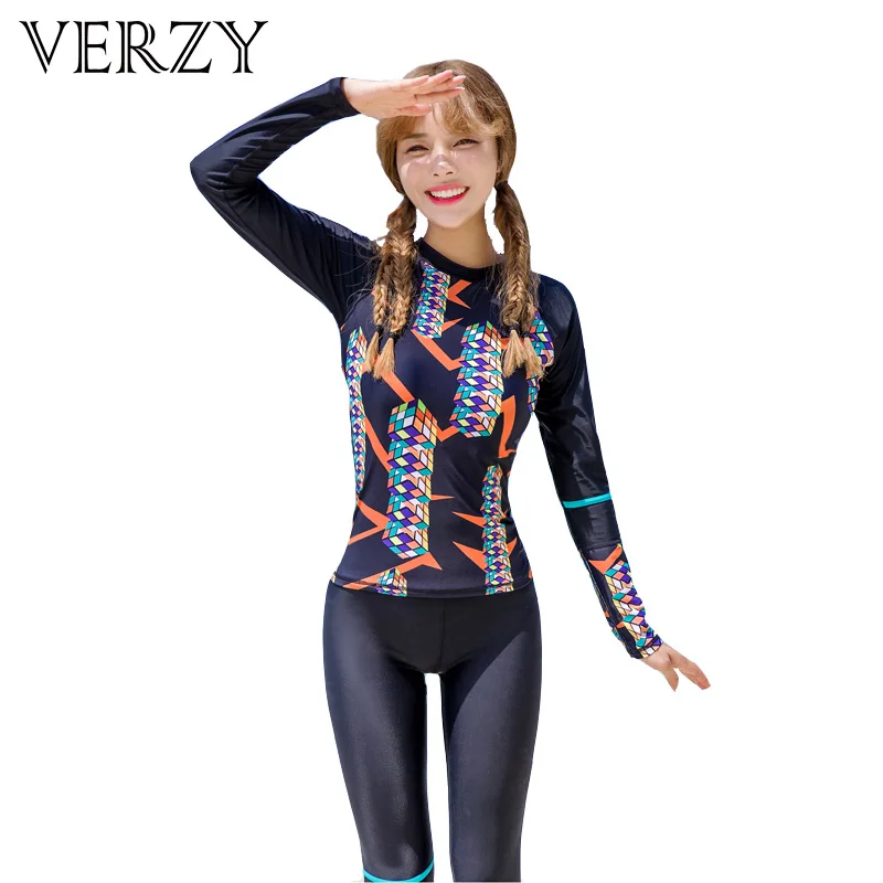 2017 Hot Long Sleeve Diving Wetsuit Women Two Pieces Surf Diving Suits Women Round Neck Swimsuit Padding Body Suits Top Pants
2017 Hot Long Sleeve Diving Wetsuit Women Two Pieces Surf Diving Suits Women Round Neck Swimsuit Padding Body Suits Top Pants