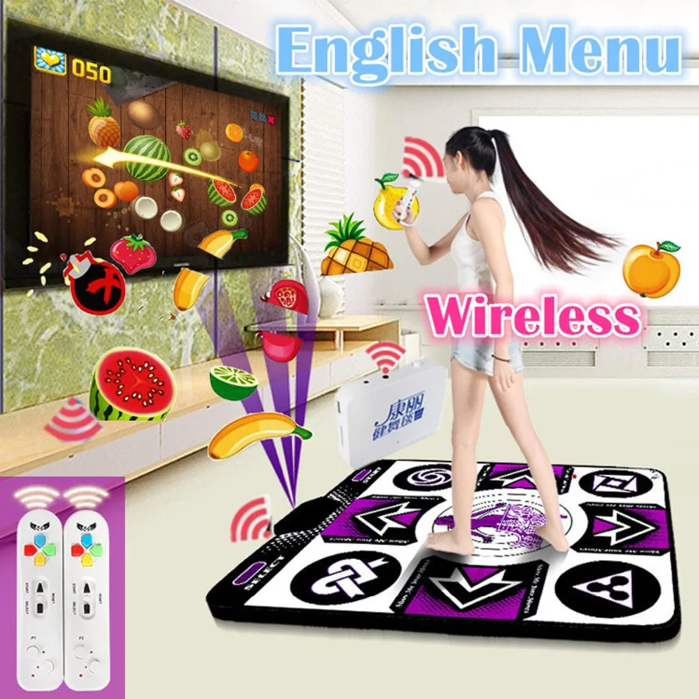 Dance Blanket PC And TV Dual Use Single Person Wired USB Interface Fitness Pad Anti Slip Yoga Game Running And Dancing Machine
Dance Blanket PC And TV Dual Use Single Person Wired USB Interface Fitness Pad Anti Slip Yoga Game Running And Dancing Machine