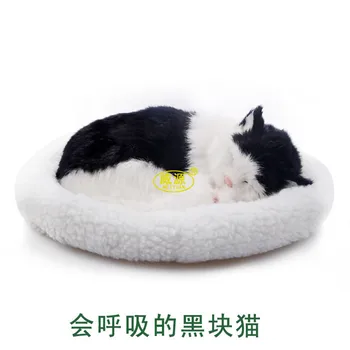 black patch Cat pampered petz mate breathing cat cute toy sleeping emulational mini vivid
black patch Cat pampered petz mate breathing cat cute toy sleeping emulational mini vivid