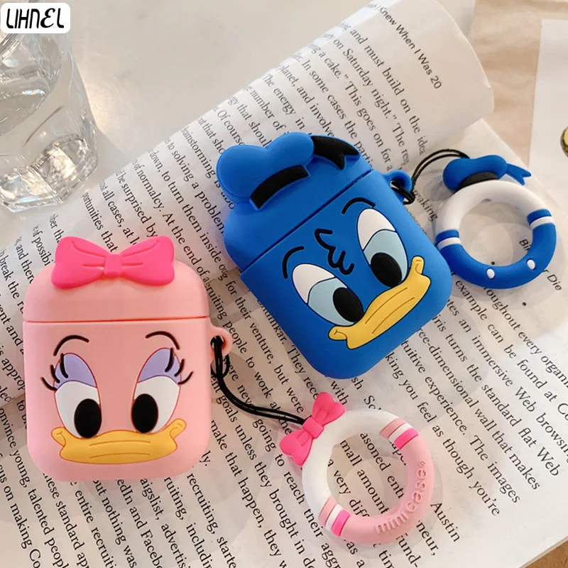 Daisy Donald Cartoon Silicon Case for Airpods 1 2 Bluetooth Wireless Earphone Case Charging Box Cartoon Protect Cover Etui Coque
Daisy Donald Cartoon Silicon Case for Airpods 1 2 Bluetooth Wireless Earphone Case Charging Box Cartoon Protect Cover Etui Coque