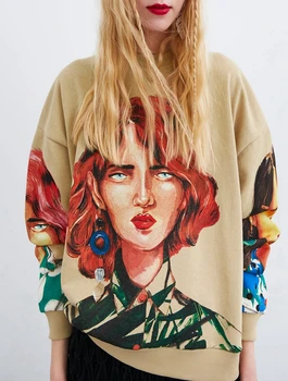 Obrix New Style Female Face Print Hoodie Spring 2019 Street Style Long Sleeve Sweatshirt For Women Cartoon Character Pullover
Obrix New Style Female Face Print Hoodie Spring 2019 Street Style Long Sleeve Sweatshirt For Women Cartoon Character Pullover