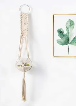 Macrame Plant Hangers Indoor Wall Hanging Planter Holder Cotton Rope Home Boho Decor 2 Pcs
Macrame Plant Hangers Indoor Wall Hanging Planter Holder Cotton Rope Home Boho Decor 2 Pcs