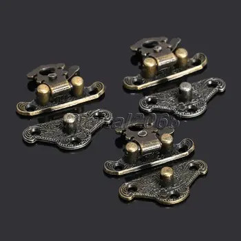 12Pcs Antique Latches Catches Hasps Clasp Wooden Buckles Decorative Jewelry Wooden Box Latch Hook +Screw Funitures Decor 28x23mm
12Pcs Antique Latches Catches Hasps Clasp Wooden Buckles Decorative Jewelry Wooden Box Latch Hook +Screw Funitures Decor 28x23mm