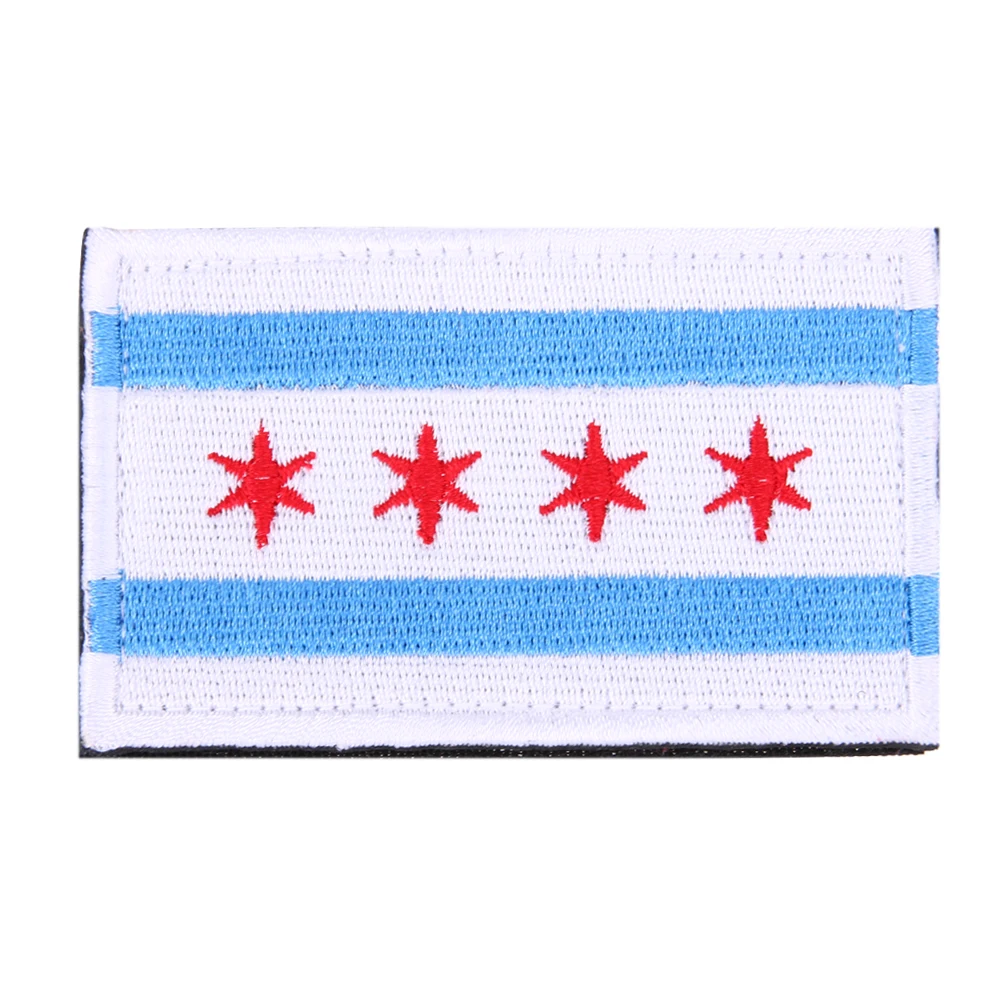 8 x 5cm Four Star Pattern Chicago Alumni Police Flag Patches Embroidered Morale Tags Patch Armband Badge for Hats Bags Jacket
8 x 5cm Four Star Pattern Chicago Alumni Police Flag Patches Embroidered Morale Tags Patch Armband Badge for Hats Bags Jacket