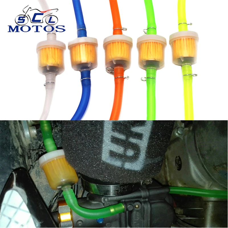 Sclmotos- 6mm Inline Gas Petrol Gasoline Liquid Fuel Oil Filter Pipe Hose Line With 4 Clips Universal for Motorcycle Dirt Bike
Sclmotos- 6mm Inline Gas Petrol Gasoline Liquid Fuel Oil Filter Pipe Hose Line With 4 Clips Universal for Motorcycle Dirt Bike