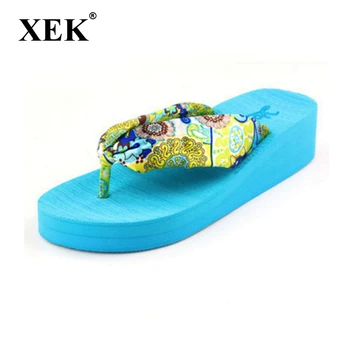 Women Slippers New 2017 Summer bohemia flower Women flip flops Platform Wedges Women Sandals slippers beach shoes size 35~39
Women Slippers New 2017 Summer bohemia flower Women flip flops Platform Wedges Women Sandals slippers beach shoes size 35~39