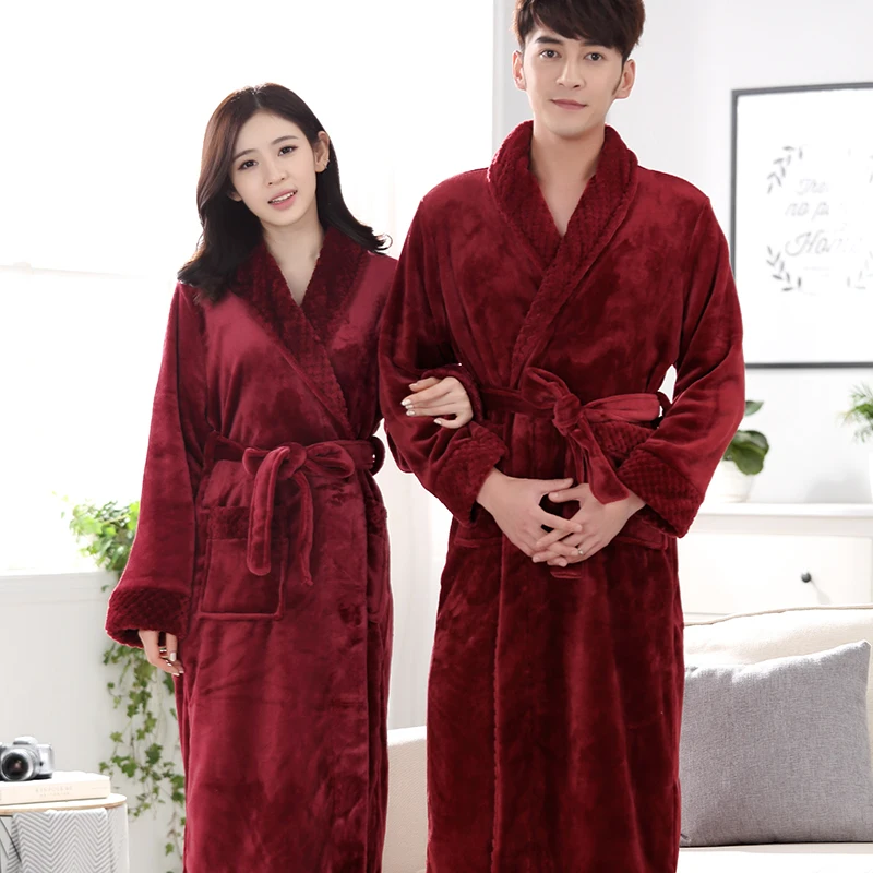 On Sale Lovers Extra Long Thick Warm Winter Bath Robe Women Soft Kimono Bathrobe Bride Dressing Gown Bridesmaid Robes Wedding
On Sale Lovers Extra Long Thick Warm Winter Bath Robe Women Soft Kimono Bathrobe Bride Dressing Gown Bridesmaid Robes Wedding
