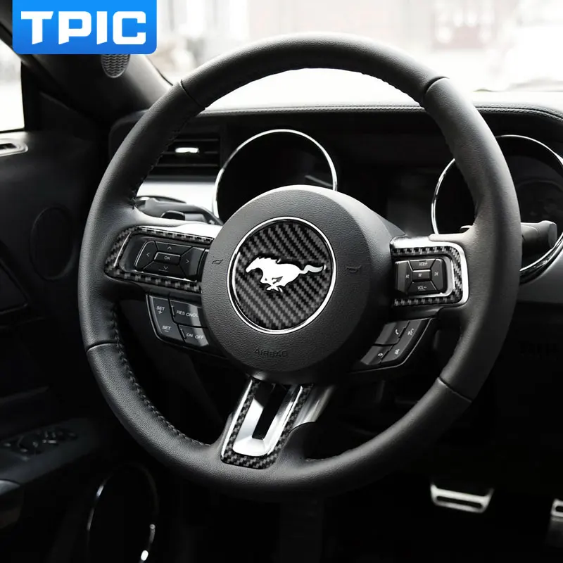 For Ford Mustang Carbon Fiber Steering Wheel Emblem 3D Car Stickers Car Styling 2015 2016 2017 Auto Accessories
For Ford Mustang Carbon Fiber Steering Wheel Emblem 3D Car Stickers Car Styling 2015 2016 2017 Auto Accessories
