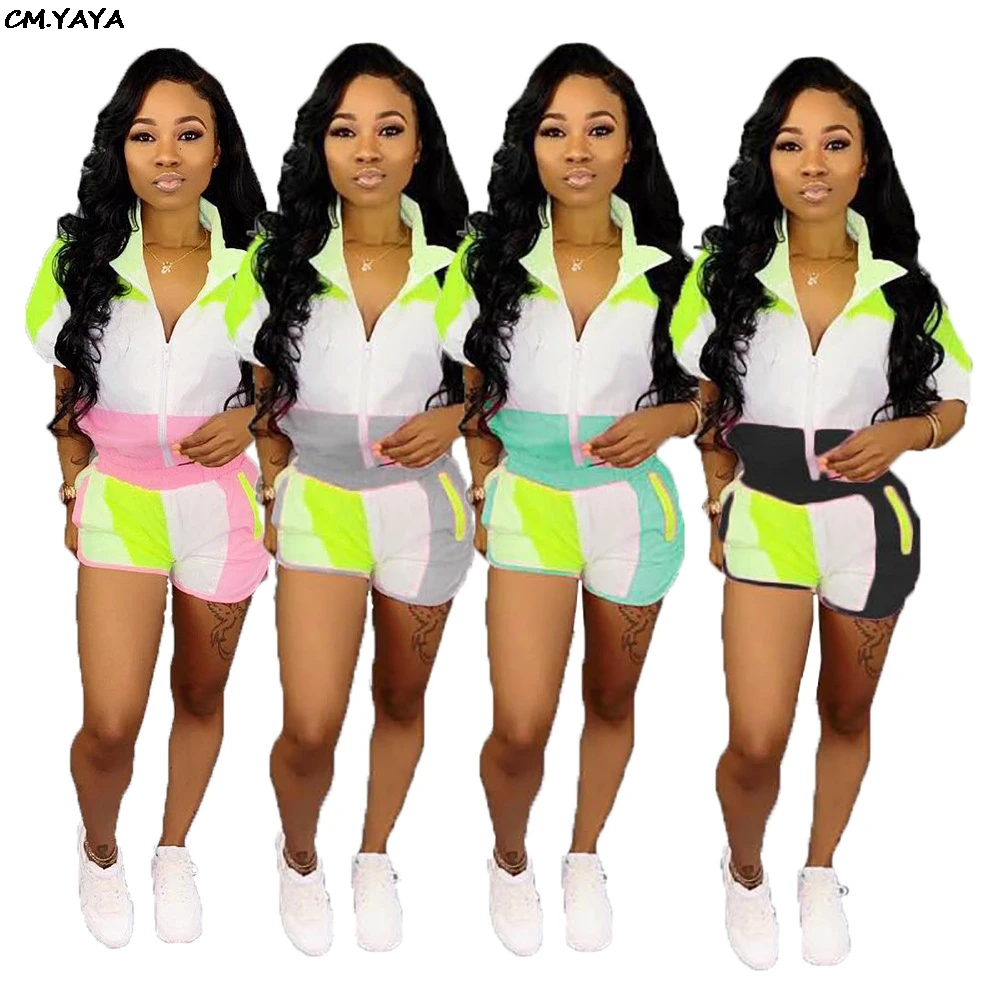 2019 women summer half length sleeve zipper up trench shorts suit 2pcs set sporty casual tracksuit outfit overalls 4 color 9031
2019 women summer half length sleeve zipper up trench shorts suit 2pcs set sporty casual tracksuit outfit overalls 4 color 9031