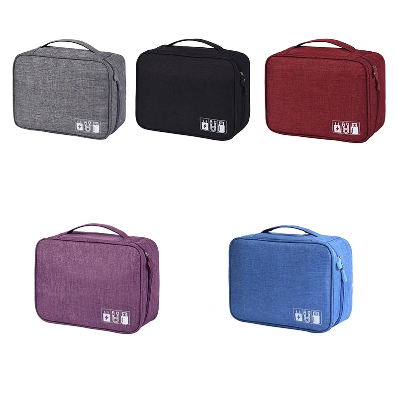 Portable Electronic Accessories Storage Bag Large Capacity Charger Power Bank Organizer Bags Store
Portable Electronic Accessories Storage Bag Large Capacity Charger Power Bank Organizer Bags Store