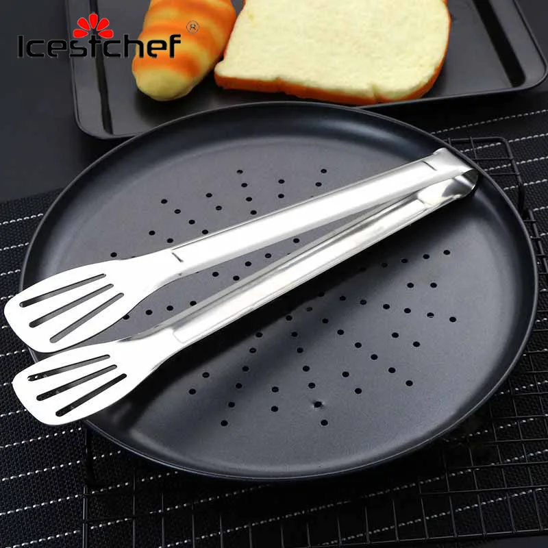 ICESTCHEF Stainless Steel Food Tongs Kitchen Utensils Buffet Cooking Tool Bread Steak Clip Food Plier Non-Stick BBQ Tongs
ICESTCHEF Stainless Steel Food Tongs Kitchen Utensils Buffet Cooking Tool Bread Steak Clip Food Plier Non-Stick BBQ Tongs