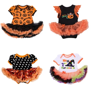 My First Halloween Infant Girl Clothing Baby Romper 2020 Baby Skull Pumpkin Costumes Orange Tutu romper Dress
My First Halloween Infant Girl Clothing Baby Romper 2020 Baby Skull Pumpkin Costumes Orange Tutu romper Dress