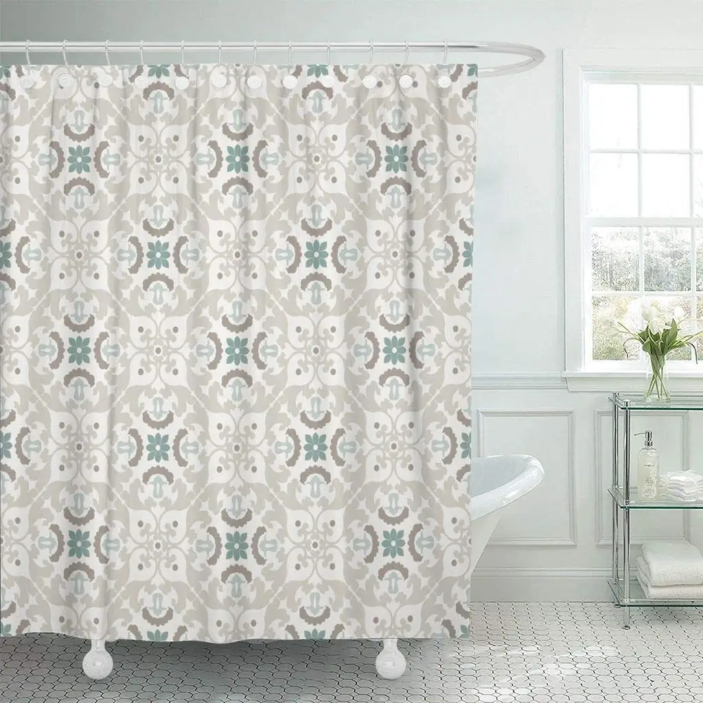 Shower Curtain with Hooks Modern Retro Pattern Tiled Oriental Abstract Arabesque Arabic Architecture Asia Classic Bathroom Decor
Shower Curtain with Hooks Modern Retro Pattern Tiled Oriental Abstract Arabesque Arabic Architecture Asia Classic Bathroom Decor