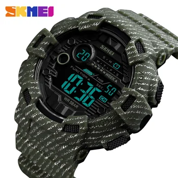 Outdoor Sport Watch Men Alarm Clock 5Bar Waterproof Military Wristwatches LED Display Shock Digital Watch reloj hombre SKMEI
Outdoor Sport Watch Men Alarm Clock 5Bar Waterproof Military Wristwatches LED Display Shock Digital Watch reloj hombre SKMEI