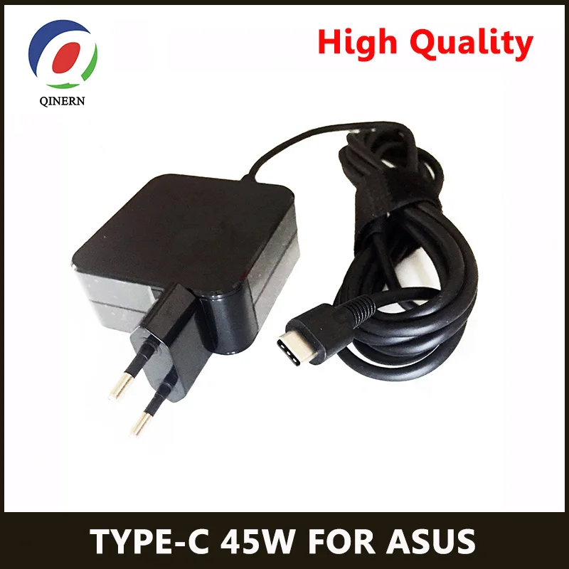QINERN EU 20V 2.25A 45W адаптер питания зарядное устройство для Asus Zenbook 3 Tablet Type C