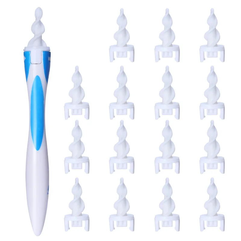 1 Set Soft Spiral Disposable Easy Earwax Cleaner Earpick Tool Ear Wax Remover Safe Spiral Cleaner Prevent Ear-pick Clean jk0292
1 Set Soft Spiral Disposable Easy Earwax Cleaner Earpick Tool Ear Wax Remover Safe Spiral Cleaner Prevent Ear-pick Clean jk0292