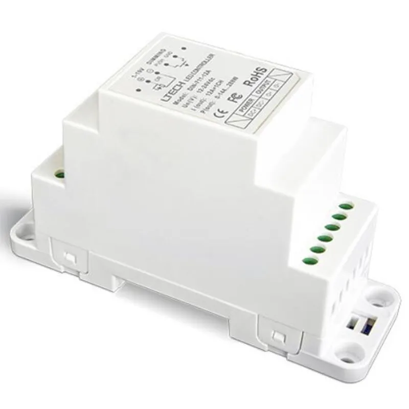 DIN-711-12A 1-10V DIN rail LED digital Dimming Driver DC12V-24V input 12AX1CH Max 12A PWN led Driver controller Free shippping
DIN-711-12A 1-10V DIN rail LED digital Dimming Driver DC12V-24V input 12AX1CH Max 12A PWN led Driver controller Free shippping